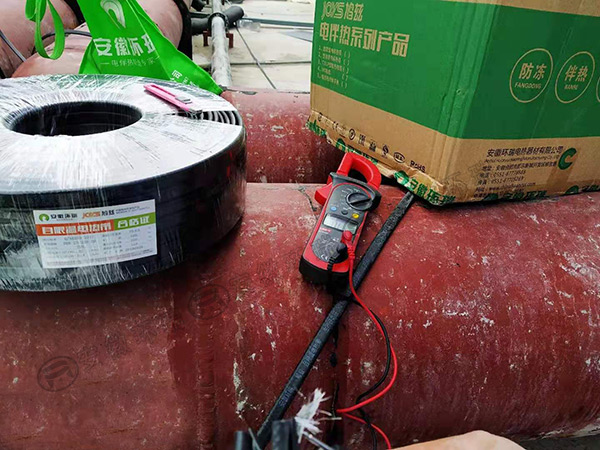 麻城時(shí)代廣場管道電伴熱帶保溫